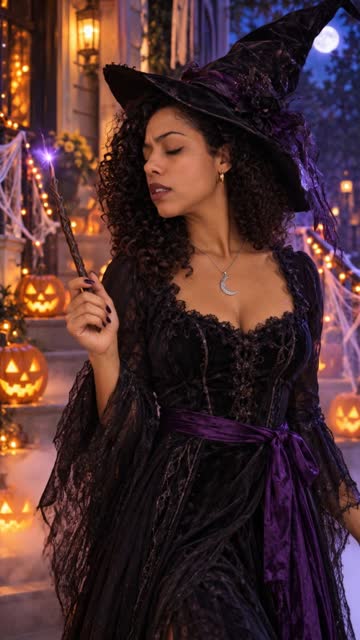 AI Halloween Costume AI example: The slow turn