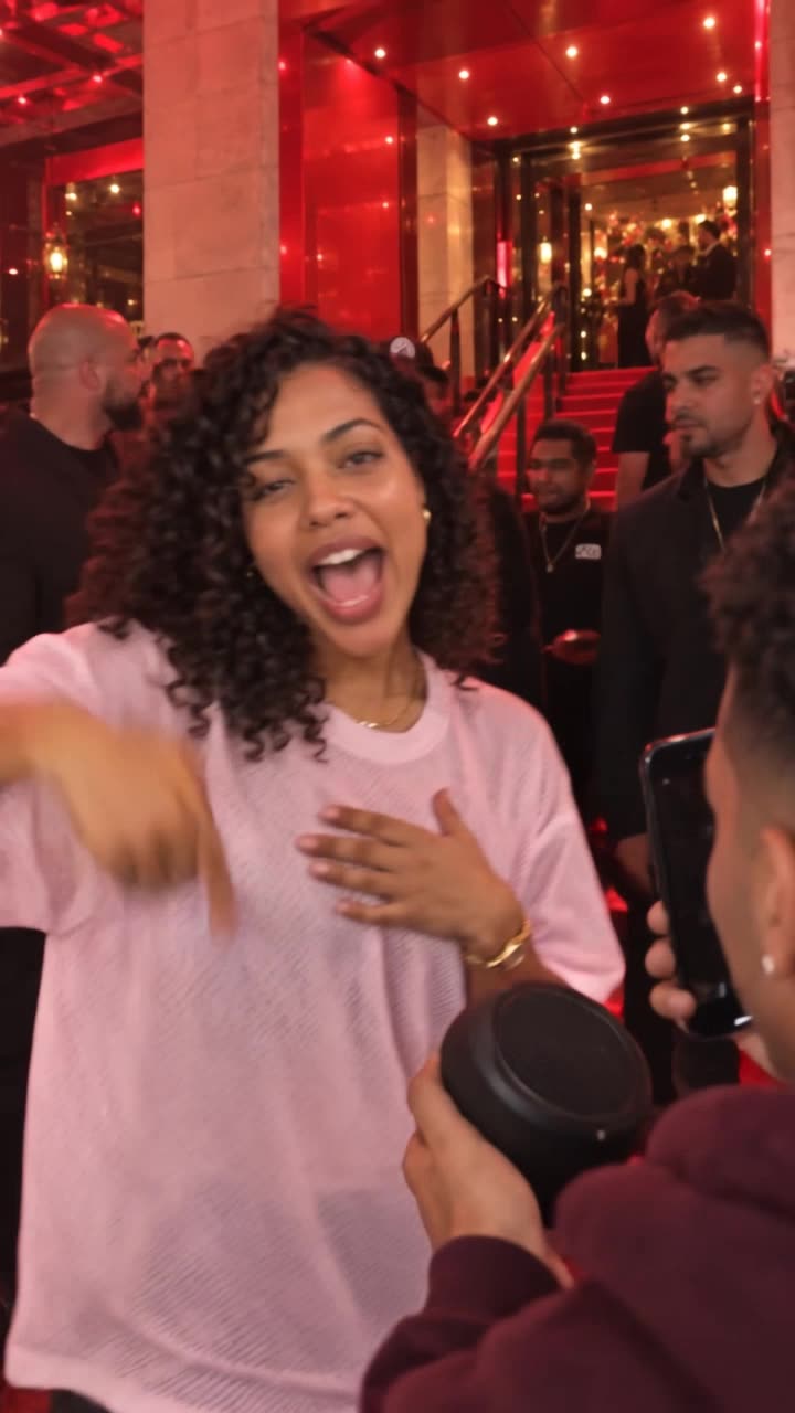 AI-generated example: every frame, people included, was made by AI from a fictional selfie. It is not footage from the original freestyle.